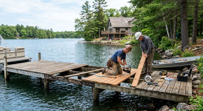 Dock Wood Replacement in Olathe, KS