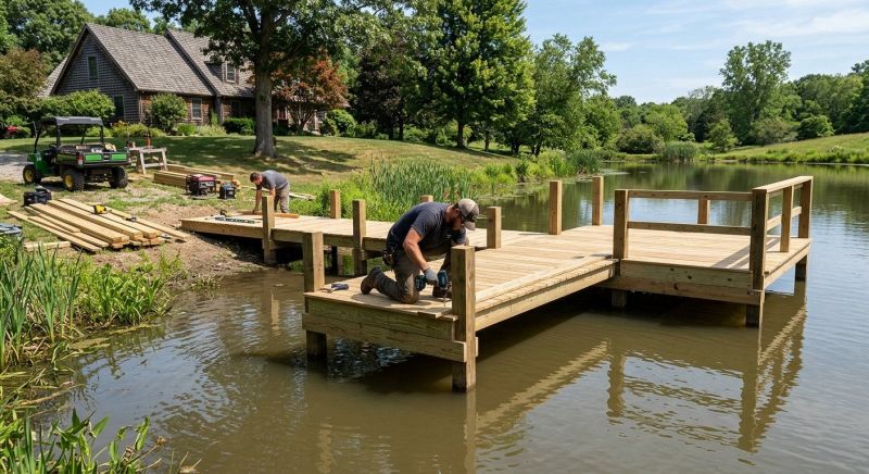 Pond Dock Construction in Denver, CO