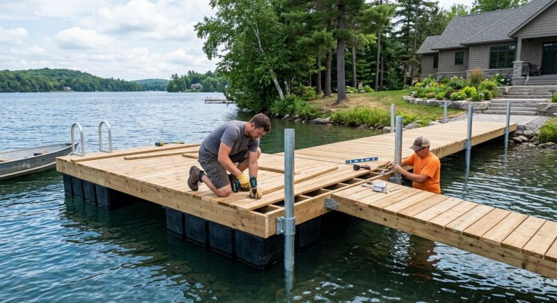 Water Dock Installation in Roswell, GA