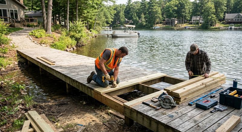 Wood Dock Repair in Kansas City, MO